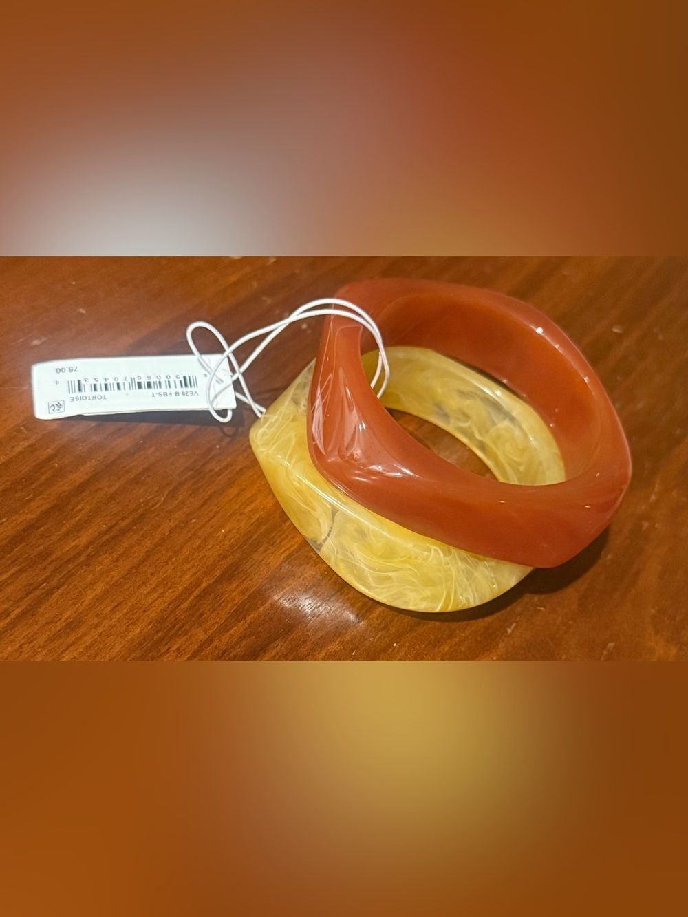 LUV AJ Resin bangle bracelets